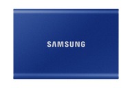 Externý SSD disk Samsung T7 (500 GB; USB 3.2; modrý; MU-PC500H/WW)