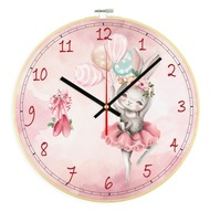 Ballerina 1 Plátené nástenné hodiny AKO OBRÁZOK 2v1 Bezhlučný mechanizmus Ballerina 1 Plátené nástenné hodiny AKO OBRÁZOK 2v1 Bezhlučný mechanizmus