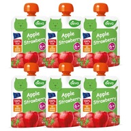 DEVA Ovocná pena jablko jahoda 6x90g DEVA Ovocná pena jablko jahoda 6x90g
