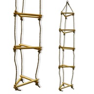 Hojdačka s dvojitým rebríkom pre deti 200 cm 50 kg