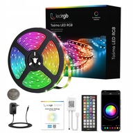 LED pásik 7,5M RGB 5050 Bluetooth MOBILNÁ APLIKÁCIA SÚPRAVA HUDBY NA DIAĽKOVÉ OVLÁDANIE 12V LED pásik 7,5M RGB 5050 Bluetooth MOBILNÁ APLIKÁCIA SÚPRAVA HUDBY NA DIAĽKOVÉ OVLÁDANIE 12V