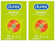 DUREX AROUSER kondómy RIBBED 36 ks.