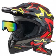 KRÍŽOVÝ HORN ENDURO ŠTVORKOLKOVÉ OKULIARE NA MOTORKU PRILBA XL KRÍŽOVÝ HORN ENDURO ŠTVORKOLKOVÉ OKULIARE NA MOTORKU PRILBA XL