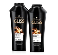 Gliss Ultimate Repair šampón na vlasy 2 x 400 ml