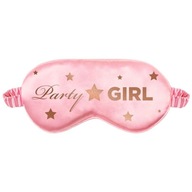 PARTY GIRL ružová páska na oči na spanie PARTY GIRL ružová páska na oči na spanie