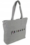 Nákupná taška A4 FRIENDS, šedá Nákupná taška A4 FRIENDS, šedá
