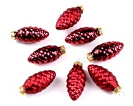 SKLENENÉ GULIČKY, KUŽELE, GUĽA 6cm, 12ks, bordové SKLENENÉ GULIČKY, KUŽELE, GUĽA 6cm, 12ks, bordové
