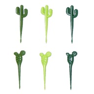 6ks Roztomilé mini zelené kaktusové špáradlá Dzi