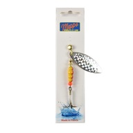 Mepps Aglia Long Rainbo spinner, strieborný, veľkosť 4, 17g Mepps Aglia Long Rainbo spinner, strieborný, veľkosť 4, 17g