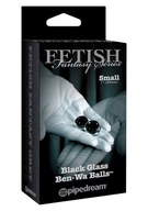 Čierne sklenené gejšové guličky - Fetish Black Ben-Wa S Čierne sklenené gejšové guličky - Fetish Black Ben-Wa S