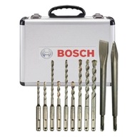BOSCH SADA DLÁTOK A VŔTAČOV SDS-PLUS 11 KS V KUFRIKU