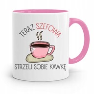 RUŽOVÝ HRNÍČEK PRE ŠÉFA ŠÉF SI VYSTRIELA KÁVU RUŽOVÝ HRNÍČEK PRE ŠÉFA ŠÉF SI VYSTRIELA KÁVU