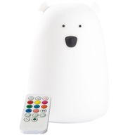 SILIKÓNOVÁ lampa Rabbit & Friends Teddy Bear LARGE WHITE s DIAĽKOVÝM OVLÁDANÍM SILIKÓNOVÁ lampa Rabbit & Friends Teddy Bear LARGE WHITE s DIAĽKOVÝM OVLÁDANÍM