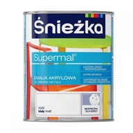 Akrylový email Śnieżka Supermal biely 0,8 l