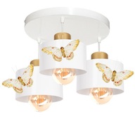 NASTAVITEĽNÁ LOFTOVÁ ZÁSADNÁ LAMPA BOTTERFLY 3 - ZLATÁ - NASTAVITEĽNÁ LOFTOVÁ ZÁSADNÁ LAMPA BOTTERFLY 3 - ZLATÁ -
