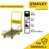 Stanley plošinový transportný vozík, oceľ, 150 kg