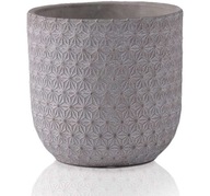 Kvetináč KERAMICKÝ obal Raw Ethno Concrete Ø13 Kvetináč KERAMICKÝ obal Raw Ethno Concrete Ø13