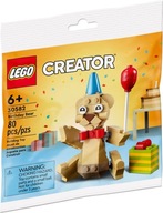 LEGO 30582 CREATOR Narodeninový medveď vysoký 24 hodín