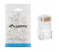100X KONCOVKA ZÁSTRČKY RJ45 ZÁSTRČKA 8P8C UTP CAT.5E CEZ LANBERG 100X KONCOVKA ZÁSTRČKY RJ45 ZÁSTRČKA 8P8C UTP CAT.5E CEZ LANBERG