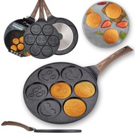 Panvica na vajíčka, palacinky, palacinky, smajlíkové palacinky, nepriľnavá Panvica na vajíčka, palacinky, palacinky, smajlíkové palacinky, nepriľnavá