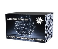 HRUBÝ VIANOČNÝ STROMČEK svetielka na Vianoce 500LED externý BLESK HRUBÝ VIANOČNÝ STROMČEK svetielka na Vianoce 500LED externý BLESK