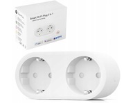 Inteligentná dvojitá WiFi SMART zásuvka TUYA 16A Inteligentná dvojitá WiFi SMART zásuvka TUYA 16A