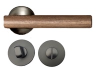 Legno Scuro - kľučka + označenie WC