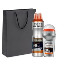 Loreal Deodorant Set Men Expert Invincible 96H Roll-on/Spray 2 ks. Loreal Deodorant Set Men Expert Invincible 96H Roll-on/Spray 2 ks.
