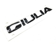 Nápis logo emblém čierny Alfa Romeo Giulia