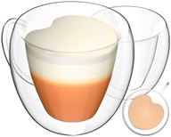 Miowi heart latte termopoháre 2x 240 ml