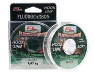 Fluorocarbon 0,38 mm 20 m nadväzce na kaprovú prívlač Fluorocarbon 0,38 mm 20 m nadväzce na kaprovú prívlač