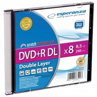 ESPERANZA DISC DVD + R 8,5 GB x8 DL SLIM CASE 1 ks