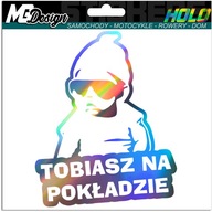 Nálepka na okno TOBIAS ON BOARD HOLOGRAM Nálepka na okno TOBIAS ON BOARD HOLOGRAM