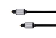 Optický kábel toslink digitálny audio kábel SFDIF 2m T-T HQ Kruger&Matz Optický kábel toslink digitálny audio kábel SFDIF 2m T-T HQ Kruger&Matz