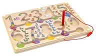 HRAČKY PRE DETI MONTESSORI PUZZLE MAGNETICKÝ LABYRINT ČÍSLA 0-9 HRAČKY PRE DETI MONTESSORI PUZZLE MAGNETICKÝ LABYRINT ČÍSLA 0-9