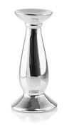 GLAMOUR KERAMICKÝ STOJAN NA SVIEČKU, strieborný, 32 CM GLAMOUR KERAMICKÝ STOJAN NA SVIEČKU, strieborný, 32 CM