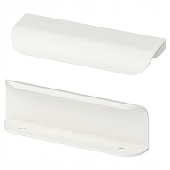 IKEA BILLSBRO Rukoväť, biela, 120 mm, 2 kusy