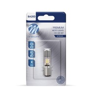 1x LED BA20d 12x3030SMD 10-80V AC/DC studená biela S2