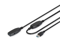 USB 3.0 A-A kábel 20m aktívny predlžovací kábel Digitus USB 3.0 A-A kábel 20m aktívny predlžovací kábel Digitus
