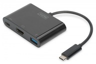 Multi adaptér 1xHDMI 4K 30Hz UHD 1xUSB typ C, Multi adaptér 1xHDMI 4K 30Hz UHD 1xUSB typ C,