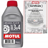 MOTUL DOT 3 DOT 4 BRZDOVÁ KVAPALINA MOTOCYKLOV 500ml MOTUL DOT 3 DOT 4 BRZDOVÁ KVAPALINA MOTOCYKLOV 500ml