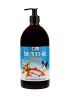 Lososový olej pre psov a mačky 1 000 ml prémiové 1L Lososový olej pre psov a mačky 1 000 ml prémiové 1L