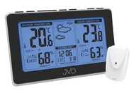 ČITATEĽNÁ METEOSTANICA JVD RB657 ALARMY DCF SONDA ČITATEĽNÁ METEOSTANICA JVD RB657 ALARMY DCF SONDA