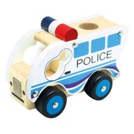Drevené auto POLÍCIE! BINO Drevené auto POLÍCIE! BINO