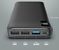 ADDTOP POWER BANK 26800 MAH USB C 22W trikrát rýchlejší ako nabíjačka!!!! ADDTOP POWER BANK 26800 MAH USB C 22W trikrát rýchlejší ako nabíjačka!!!!