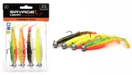 GUM SG CANNIBAL SHAD DARK WATER MIX SET 6,8 cm GUM SG CANNIBAL SHAD DARK WATER MIX SET 6,8 cm