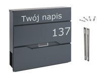 MODERNÁ LISTINOVÁ SCHRÁNKA, ČÍSLO, NÁPIS + ÚCHYTKY MODERNÁ LISTINOVÁ SCHRÁNKA, ČÍSLO, NÁPIS + ÚCHYTKY