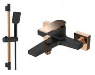 Čiernozlatá vaňová batéria BLACK GOLD + Sprcha Čiernozlatá vaňová batéria BLACK GOLD + Sprcha