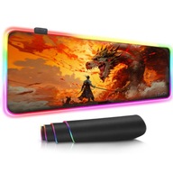 PODLOŽKA POD MYŠ XXL LED RGB VEĽKÝ CITRÓNOVÝ DRAK PODLOŽKA POD MYŠ XXL LED RGB VEĽKÝ CITRÓNOVÝ DRAK