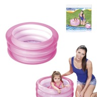 BESTWAY okrúhly nafukovací bazén pre deti, ružový